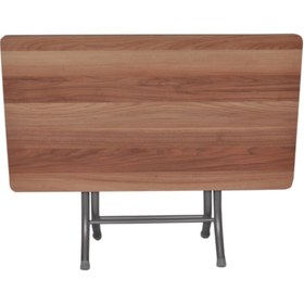 Resim aldagelsin Ahşap Desenli Katlanabilir Masa 60x110 