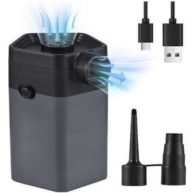 Resim Artfulabode Yatak, Taşınabilir Şişme Şişirme/indirme, Şişirme Pompası Nozul Kablosuz İlaveli Hızlı Havuz Geeroyoo Çift Botu, 6000pa - Cf 