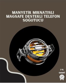 Resim Techmrt Tüm Telefonlarla Uyumlu Kompakt Soğutucu Yüksek Performanslı Hızlı Soğutma 