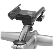 Resim Suofeng Tek Elle Hızlı Kilitlemeli Bisiklet Telefon Tutucu - 360 Dönebilir, Kaymaz Tasarım Siyah 