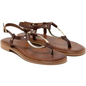 Resim Myconian 148 Brown Kadın Sandalet 22081 - Kahverengi 