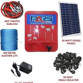 Resim Pars Domuz Kovucu Elektrikli Çit Koruma Seti 