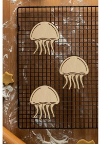 Resim Deniz Anası Kurabiye Kalıbı, Hamur Şekillendirici, Bisküvi Kalıbı, Kolay Kesim Ucu Beyaz 