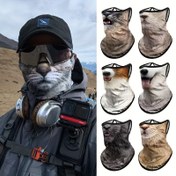 Resim Hızlı Kuruyan Hayvan Baskı Balaclava - Polyester Örgü Motosiklet Kapak ile Eğlenceli Kedi Tasarımı, Bisiklet ve Sürüş için İdeal, Bisiklet Yüz Maskesi | Eğlenceli Hayvan Baskı | Dokuma Kumaş Mas 