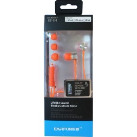 Resim Earfun Platoon PL-2384 Kulak Içi Mikrofonlu Kulaklık Turuncu 