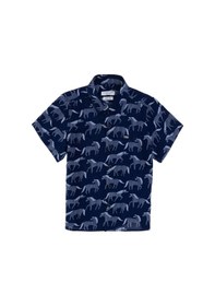 Resim U.s. Polo Assn. Erkek Çocuk Lacivert Gömlek Kısa Kollu 50307981-vr033 Lacivert 