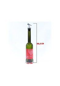 Resim Sevgililer Günü Konseptli Sosluk Siyah 500 Ml Akıtıcılı Together Forever Koyu Yeşil 
