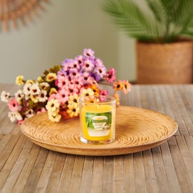 Resim KPM Dekoratif Citronella Mum -Şeffaf/Sarı - 160 gr 