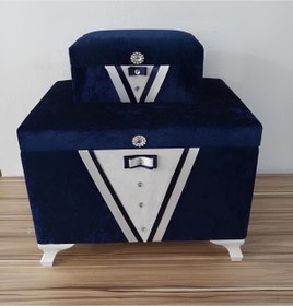 Resim Sonem Çeyiz Çeyiz Sandık Nişan Bohça Damat Gelin Sandığı 2li 0105 