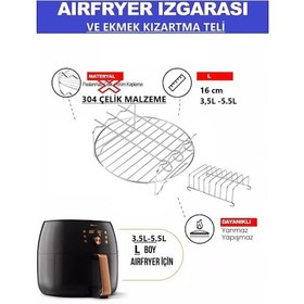 Resim Philips Hd9243/90 3000 Series Airfryer L İle Uyumlu Izgara Teli ,ekmek Kızartma 