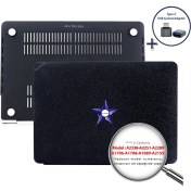 Resim McStorey Macbook Pro Kılıf 13 inç Simli M1-M2 A1706 A1708 A1989 A2159 A2251 A2289 A2338 ile Uyumlu G1505 