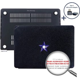 Resim McStorey Macbook Pro Kılıf 13 inç Simli M1-M2 A1706 A1708 A1989 A2159 A2251 A2289 A2338 ile Uyumlu G1505 
