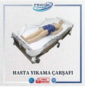 Resim Pratik Hasta Yıkama Çarşafı 