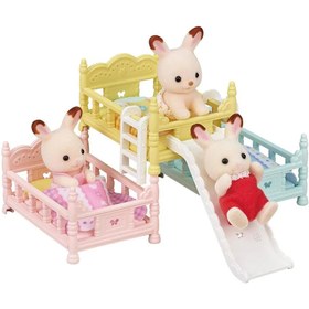 Resim Sylvanian Families Üç Katlı Ranza Seti 5741 