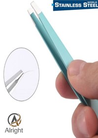 Resim Alright Renkli Kalın Kesik Uçlu Renkli Çelik Cımbız Kıl Tüy Alma Cımbızı Akustik Serisi XLC520D ( tweezers) 