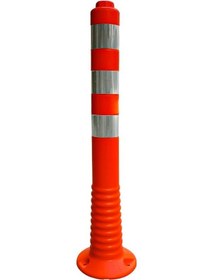 Resim İleri Trafik Delinatör 70 x 8 CM TPU - Soketli, Esnek Duba 