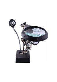 Resim Bushman 5 LED 3 Farklı Mercek Çok Fonksiyonlu Lehim Tamir Standı 