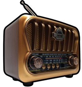 Resim MN6 Ns-09 Nostaljik Radyo/tws Destekli/nostaljik Ahşap Radyo,18650 Li-pil,nostalji Radyo 