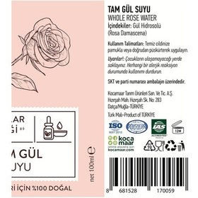 Resim Kocamaar Çiftliği Tam Gül Suyu 100 ML 