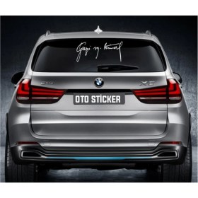 Resim Mcem Store Gazi M.kemal Imza Sticker 30*14 cm 