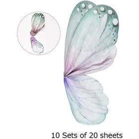 Resim Çiçek Ambalaj Kağıdı Çiçek Ambalaj Malzemesi Modelleme Kelebek Kanatları Buket Ambalaj Kağıdı 02 