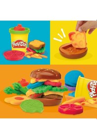 Resim Play Doh Yiyecek Şekilleri Oyun Hamur Seti G1609 G1614 Izgara renkli 