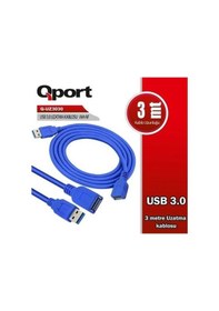 Resim Qport 5metre Q-uz3050 Usb 3.0 Uzatma Kablosu-212785 