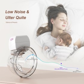 Resim Elektrikli Göğüs Pompası, Ultra Hafif, 3 Mod, 9 Kademeli, LED Göstergeli 