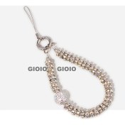 Resim Silver1 Gıoıo Yeni Sevimli Kedi Pençe Çapraz Giyinme Kurumi Bebek Araba Anahtarlık Büyük Kulak Köpek Çift Okul Çantası Hediye Anahtarlık Kolye (Yurt Dışından) 