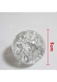 Resim Dekoratif Kristal Şelale Su Değirmeni Yedek Cam Topu Şelale Su Değirmeni Sadece Top ÇAPI 5 CM 