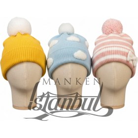 Resim Bebek Kafa Mankeni Bebek Şapka Mankeni Bebek Bere Mankeni 06 Ay 12 Ay Için Ugundur 