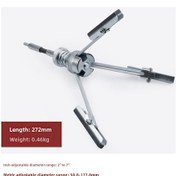 Resim Maiyame 3 İnç Üç Ayarlı Motor Silindir Güdük Taşlama Aleti - İç Çap Zımparalama Ve Parlatma Aracı 
