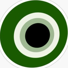 Resim TSC Nazar Boncuğu Sticker Duvar 18CM Yapıştırma Etiket Md2 