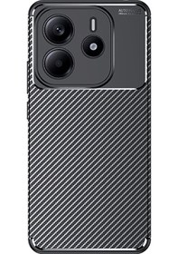 Resim Redmi Note 14 Kılıf Akav Negro Silikon Kapak - Siyah Siyah 