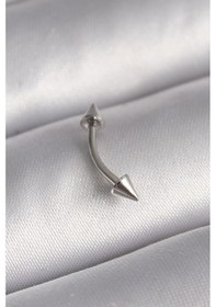 Resim 316l Çelik Gümüş Renk Çivi Model Piercing - Özel Seri Bzsurn009501 