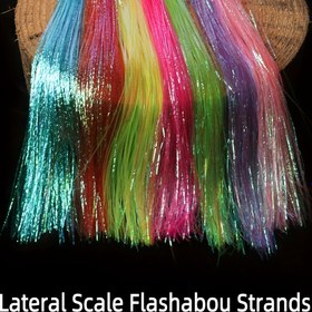 Resim 1-Paket/8-Paket 28-30cm/11-12 İnç Dalgalı Flashabou İpleri - Çok Renkli Metalik Parıltılı Fly Bağlama Malzemesi, Streamer Minnow Yem Balıkları Jig'leri için, Alabalık Pike Tuzlu Su Olta Avı Yemleri, Parlak Bitiş, Dayanıklı Yapı 