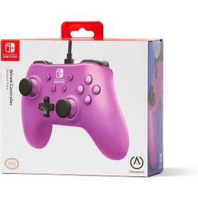 Resim Nintendo Switch Oyun Kolu Kablolu Lisanslı Grape Purple 