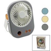 Resim Go İthalat IŞIKLI MİNİ FAN MASA ÜSTÜ USB ŞARJLI 2İN1 KULP=TAŞIMA - DURUŞ 3 KADEME HIZ 15.5X12CM BJJ-56 