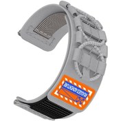 Resim Samsung Uyumlu Galaxy Watch Active 2 44mm Zore Krd-112 20mm Orbital Örgülü Halat Tasarımlı Naylon Kumaş Hasır Kordon Casesuar 