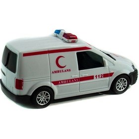 Resim 1:20 Ölçek Uzaktan Kumandalı Ambulans Full Fonksiyon 