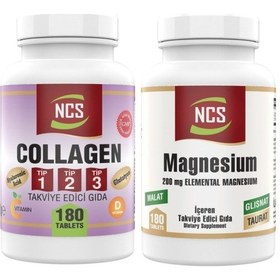 Resim 180 Tablet Collagen 1000 Mg Tip 1-2-3 Glutatyon Magnesium 180 Tablet 
