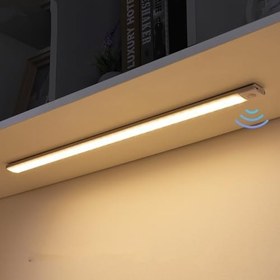 Resim Akıllı Hareket Sensörlü 3 Işık Modlu Lamba Dolap Mutfak Işığı - 40 Led - 40 Cm Usbli-Şarj 