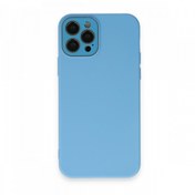Resim LoopCase Iphone 12 Pro Max Uyumlu Kılıf, Kamera Lens Kısmı Cam Korumalı, Soft Pürüssüz Yüzey, Içi Süet Kadife 