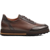 Resim Aspor Kahve Hakiki Deri Erkek Casual Ayakkabı Premium Çok Renkli 