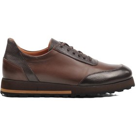 Resim Aspor Kahve Hakiki Deri Erkek Casual Ayakkabı Premium Çok Renkli 