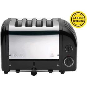 Resim 47035 Classic 4 Hazneli Ekmek Kızartma Siyah 