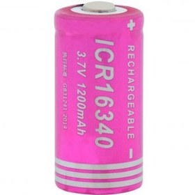 Resim ŞARJLI PİL 3.7V 1200MAH Lİ-İON ICR-16340 