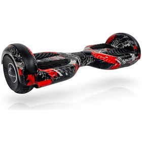 Resim Ryder Star Elektrikli Kaykay Hoverboard Bluetooth Hoparlörlü 6.5 Inch Akıllı Dengeli RS-S5 Red Extreme Grafiti 