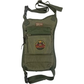 Resim Vintage Salaş Cotton Design Motor Treekking Bel Bacak Günlük Büyük Freeback Çanta 21 cm x 40 cm 