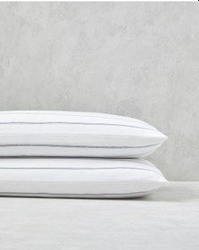 Resim English Home Serene Stripes Pamuklu 2'li Yastık Kılıfı 50x70 Cm Lacivert Lacivert 